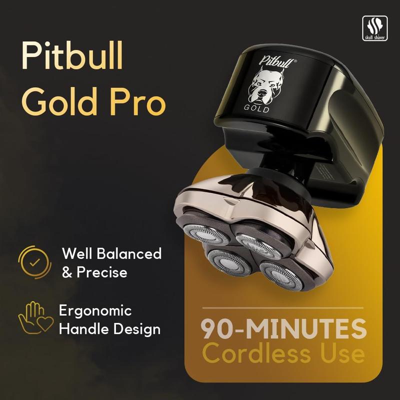 Skull Shaver スカルシェーバー Pitbull Gold PRO Shaver Skull Shaver Pitbull Gold PRO GX5 para cabeça e rosto